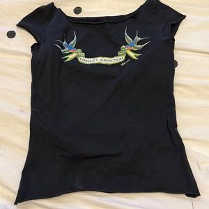 Harley Davidson Museum Tee, Womens S/M, Never worn